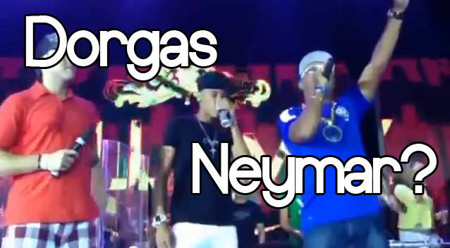 Voce na moda: BOMBA! Neymar usando lança perfume em show