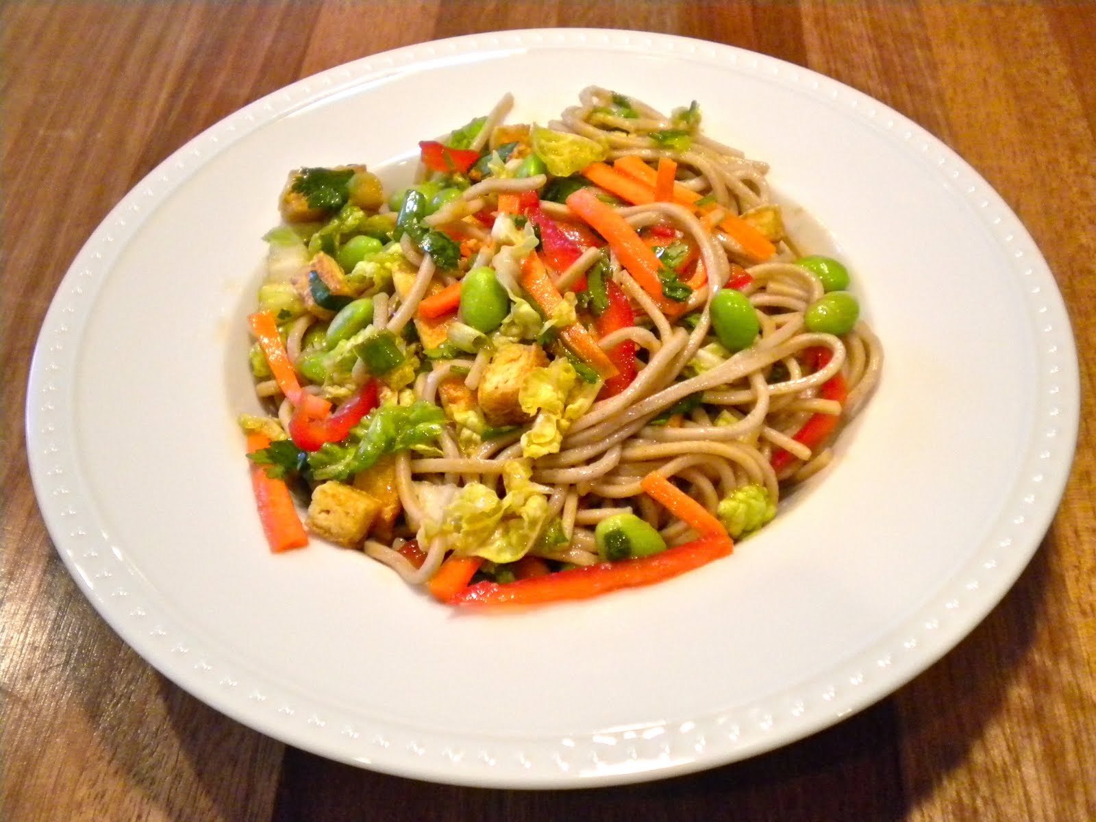 Kitchen Cactus Soba Noodles with Fresh Vegetables