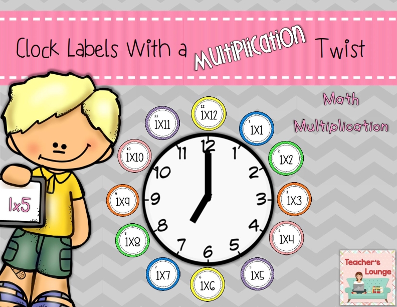 Teacher's Lounge Clock Labels with a TWIST