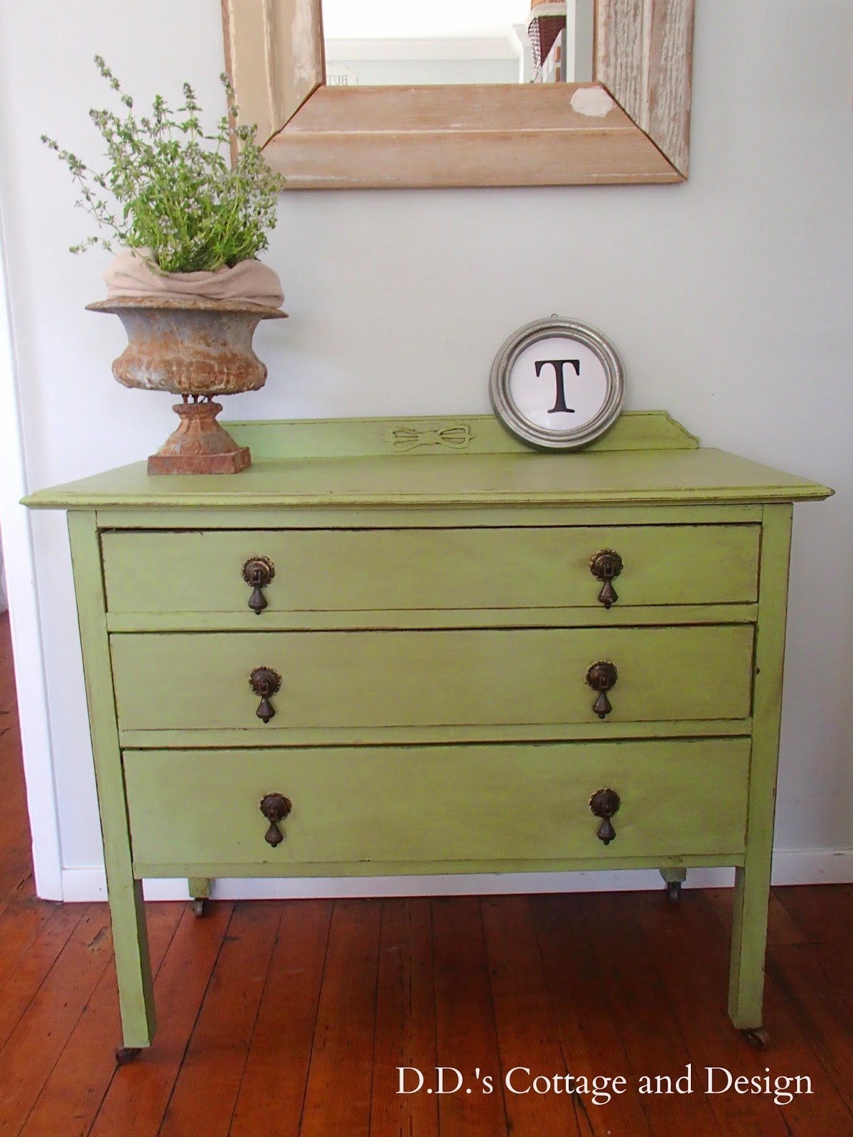 D D S Cottage And Design Vintage Farm Green Dresser