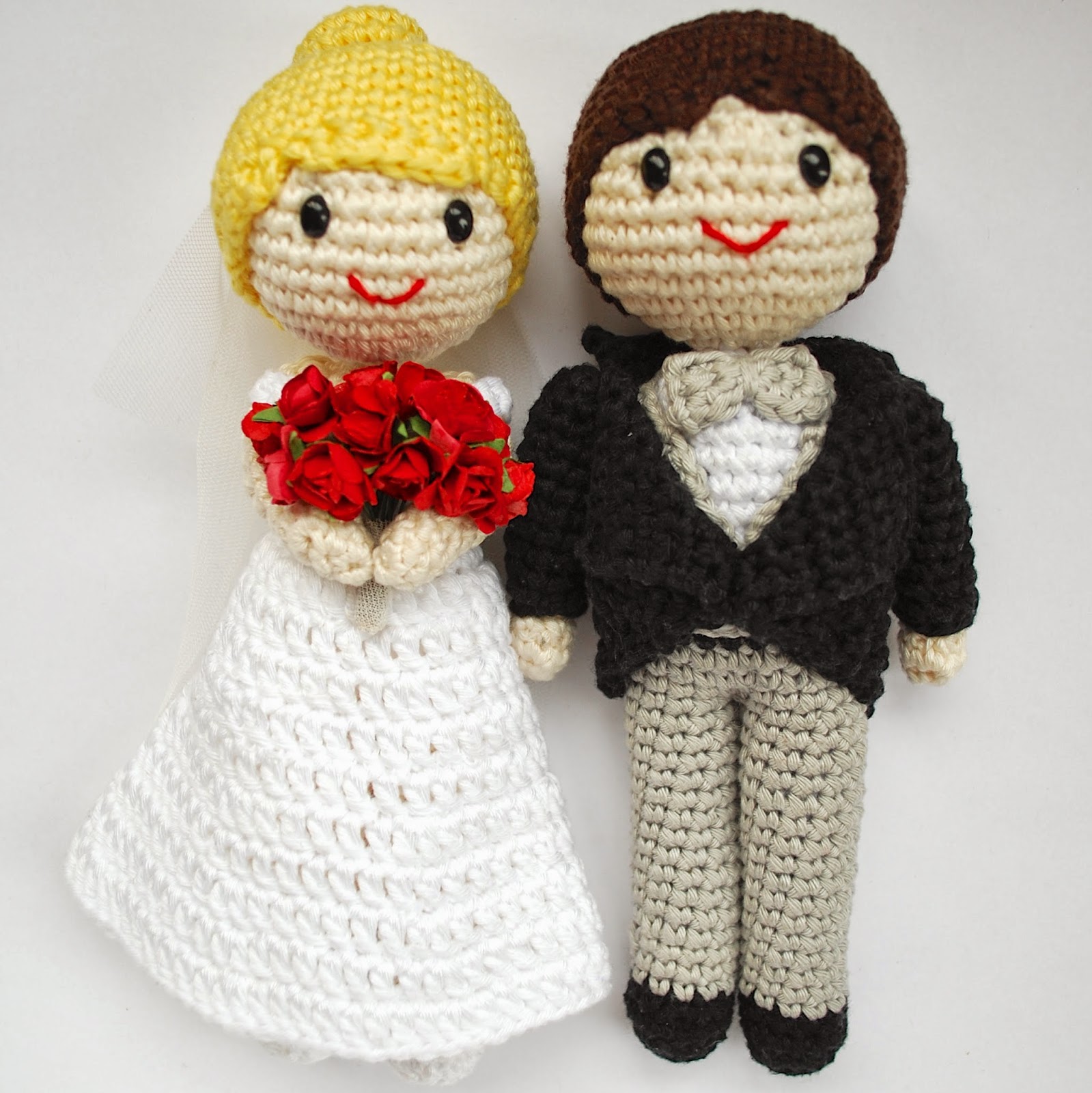 Crafteando, que es gerundio: Patron de los novios de amigurumi