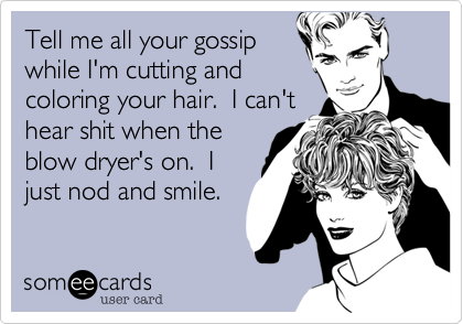 The Conversations In My Head Hair Stylist Problems