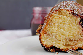 Receta Butter & Jam Bundt cake o Bundt cake de cerezas