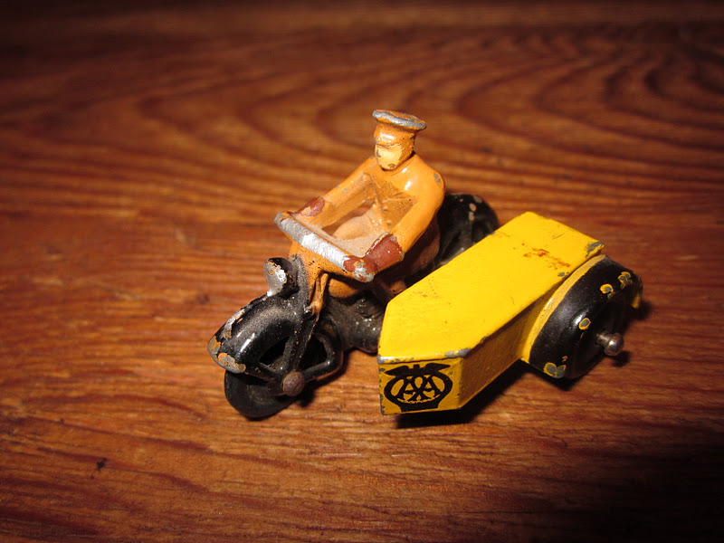 OldMotoDude Dinky Toys Automobile Association Motorcycle Patrol