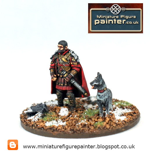 Roman General and Warhound "Maximus" Worlord Games 28mm 28mm ancient miniature painter