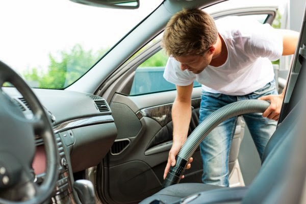cleaning inside of your car