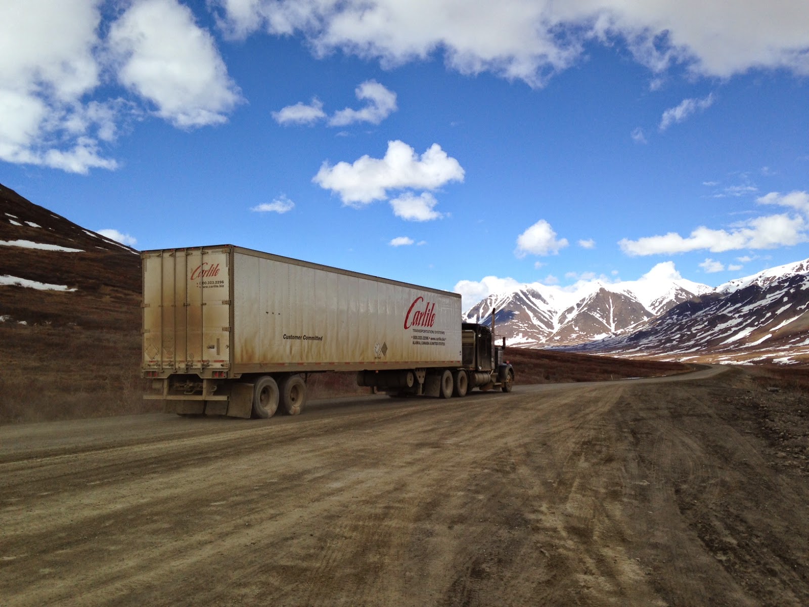 Tamerlane's Thoughts Traveling up Alaska's Haul Road, aka the Dalton