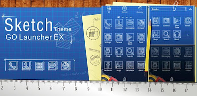 Sketch GO LauncherEX Theme Sketch GO LauncherEX Theme