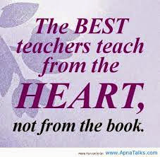 apnatalks.com The best teacher teaches from the heart not from the book.