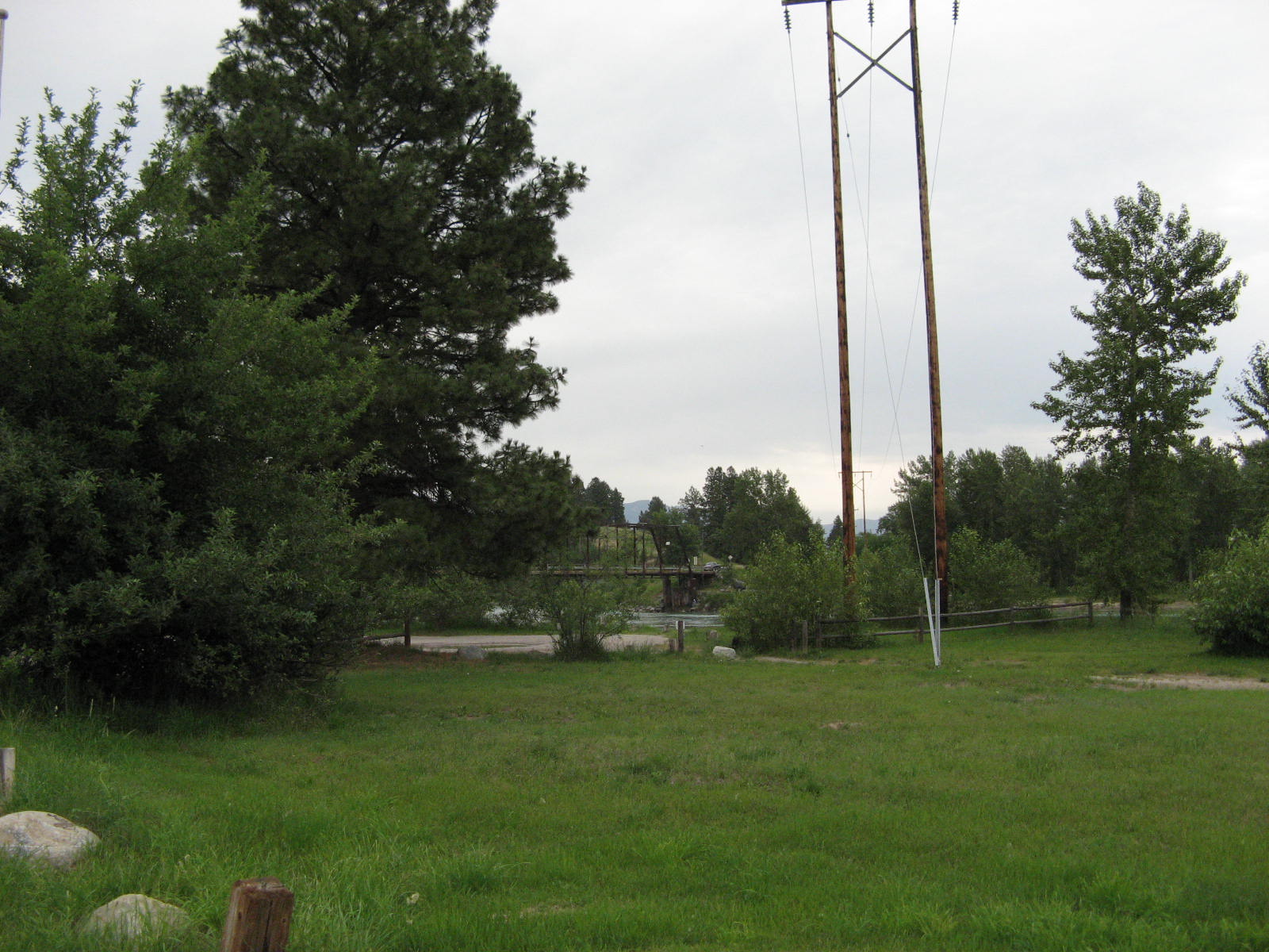 Glacier Old Steel Bridge Kalispell, Montana