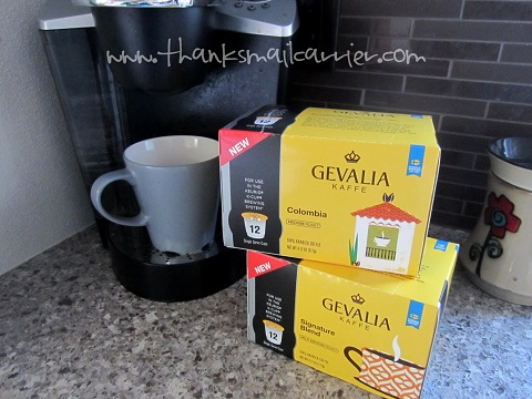 Thanks, Mail Carrier Starting My Day with the Quality and Taste of Gevalia Single Serve Cups ...