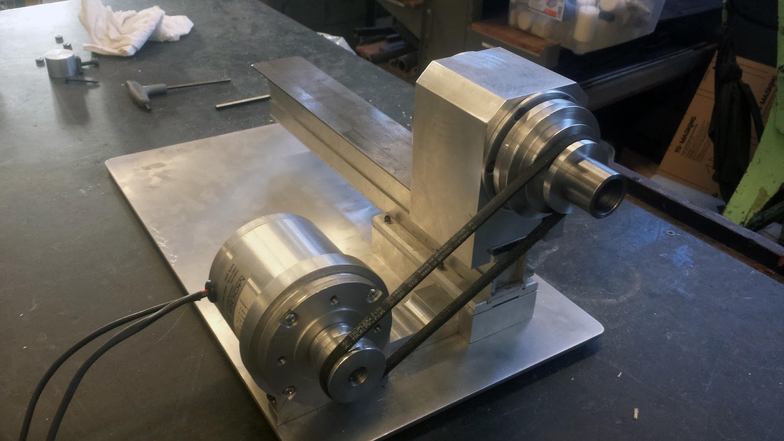 BuildIts in Progress Motor Mount and Bearing Shields