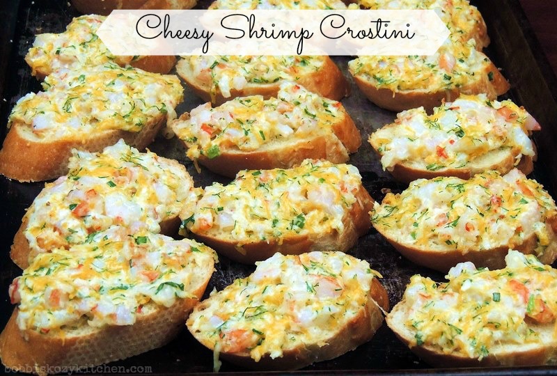 Cheesy Shrimp Crostini | Bobbi's Kozy Kitchen