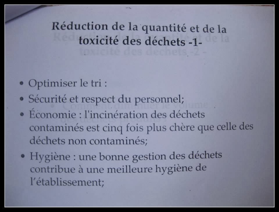 GESTION DES DECHETS