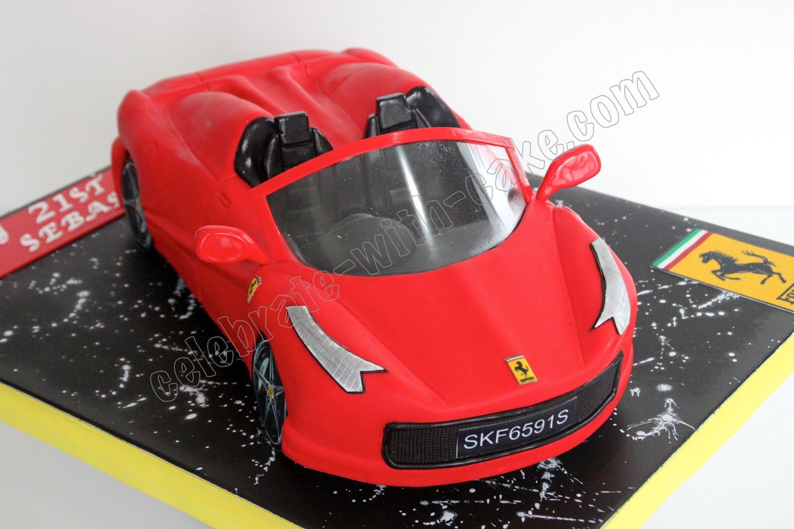Celebrate with Cake!: Ferrari Cake