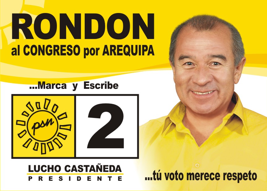 Gustavo Rondón al Congreso