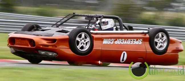 Chevrolet Camaro & Ford Festiva Upside Down Chevrolet Camaro & Ford Festiva Upside Down