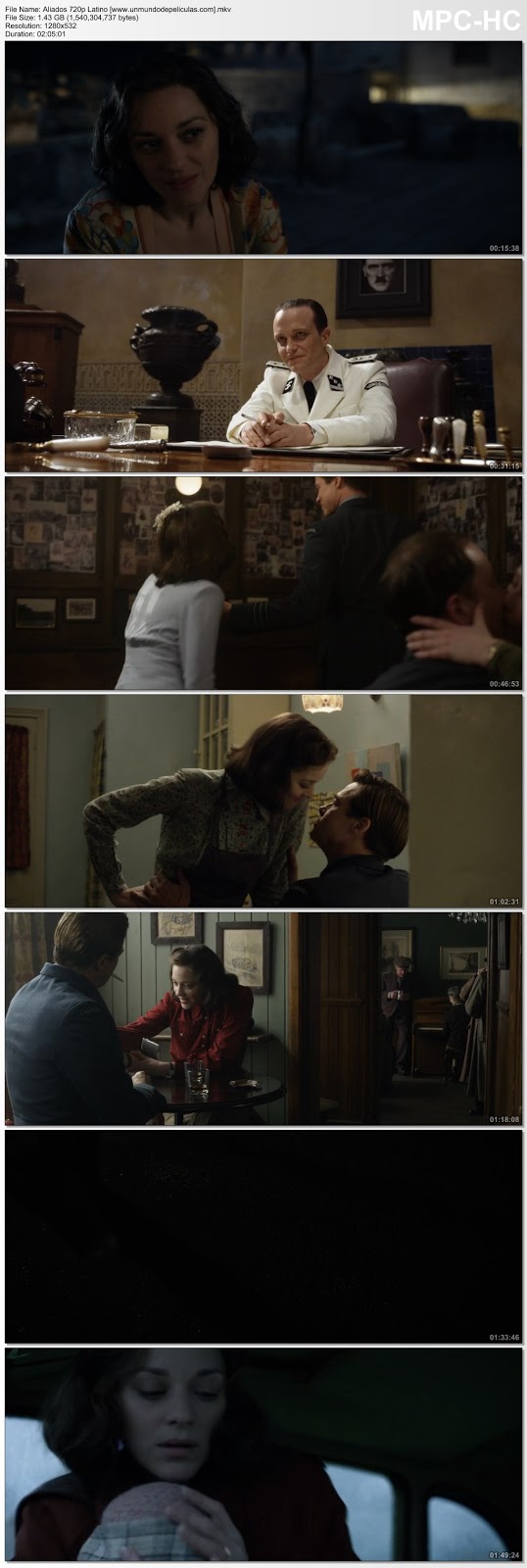 Capturas de la película.