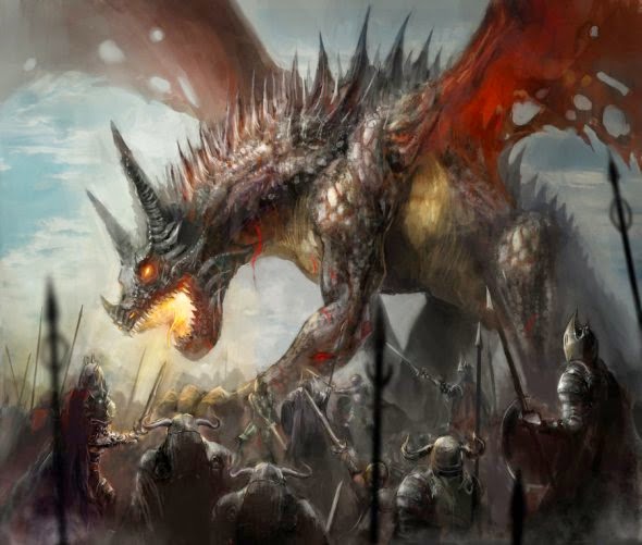 Dragões e mais dragões nas ilustrações de fantasia de Vuk Kostic a.k.a. chevsy Vuk Kostic chevsy deviantart ilustrações fantasia dragões