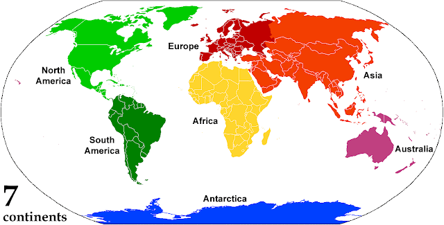 The Silver Bell: Negara-Negara di Benua Asia, Amerika ...