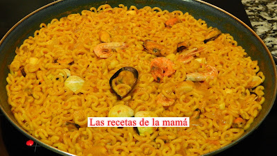 Receta Ecónomica De Fideuá De Marisco
