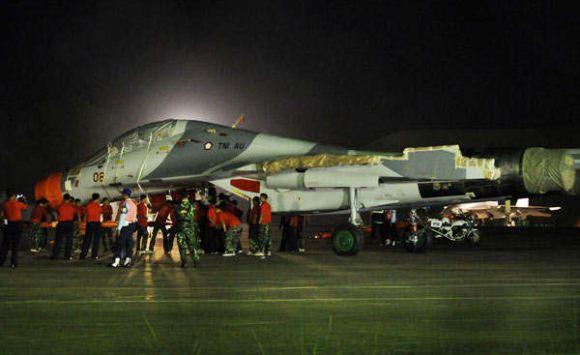 Sukhoi tiba di Makassar