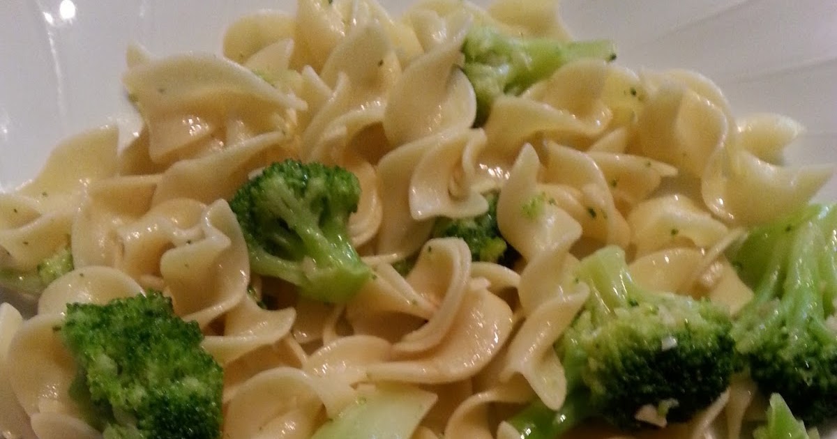 Christine's Pantry Pasta and Broccoli with Garlic Butter Sauce