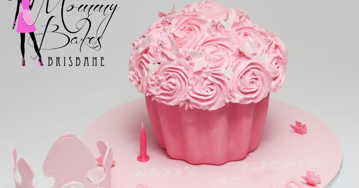 MommyBakesBrisbane Giant Cupcake Cake