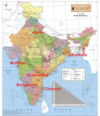 India Big Map