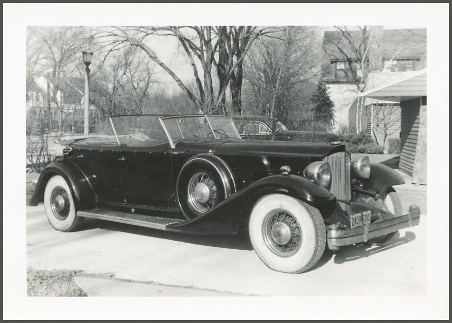 1933 Packard Twelve Sport Phaeton by Dietrich 1 each in maroon 