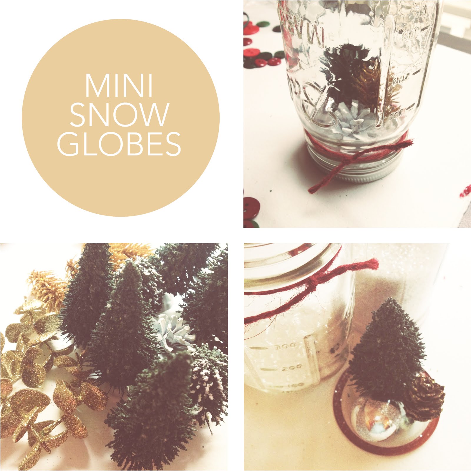 veronica preston design DIY Mini Snow Globes