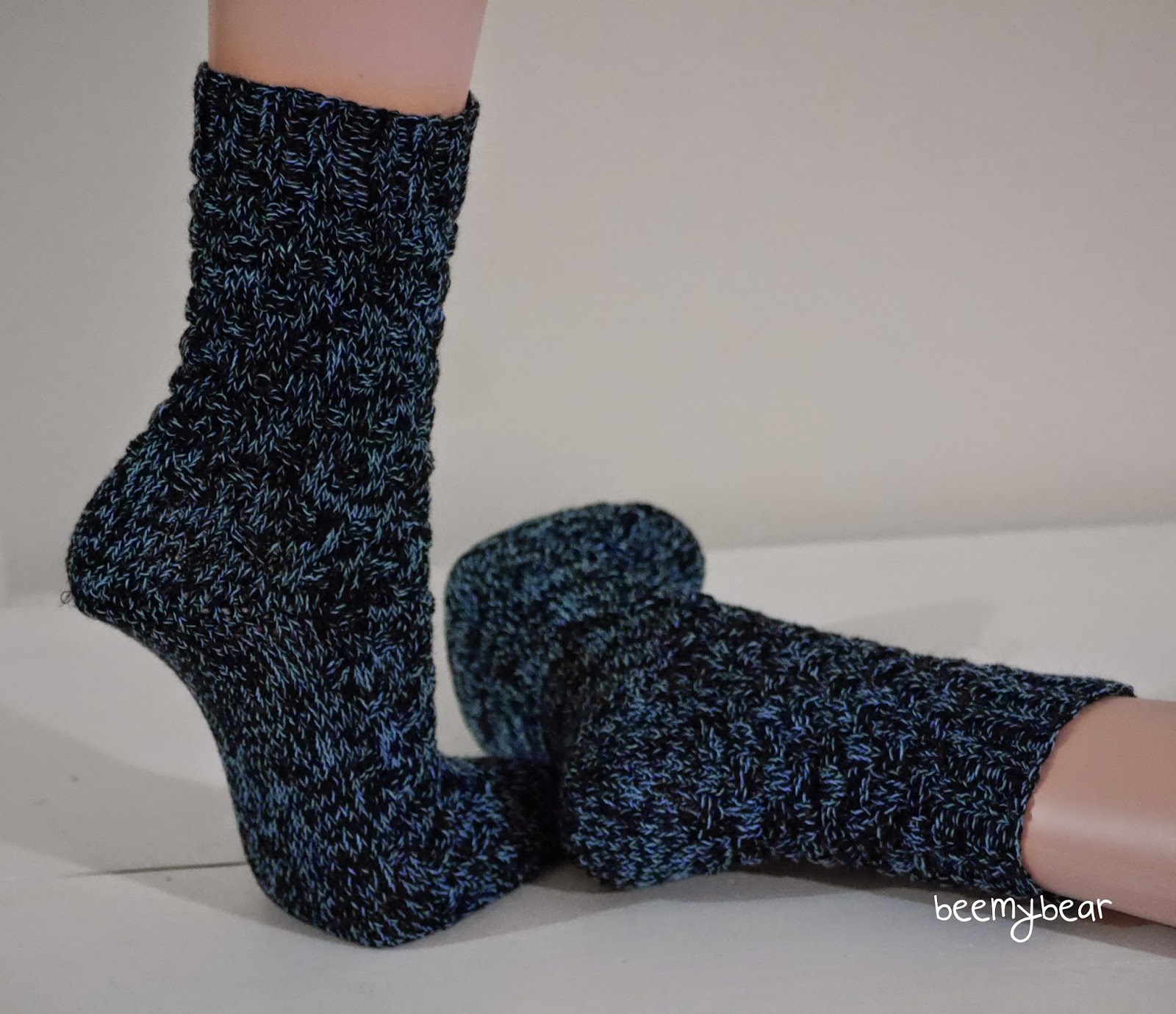 beemybear's Wollblog No. 89 MineCraft Socks