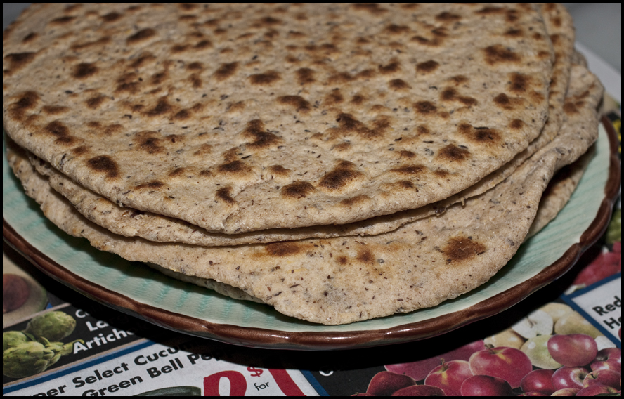 veggie num nums Egyptian Flatbread