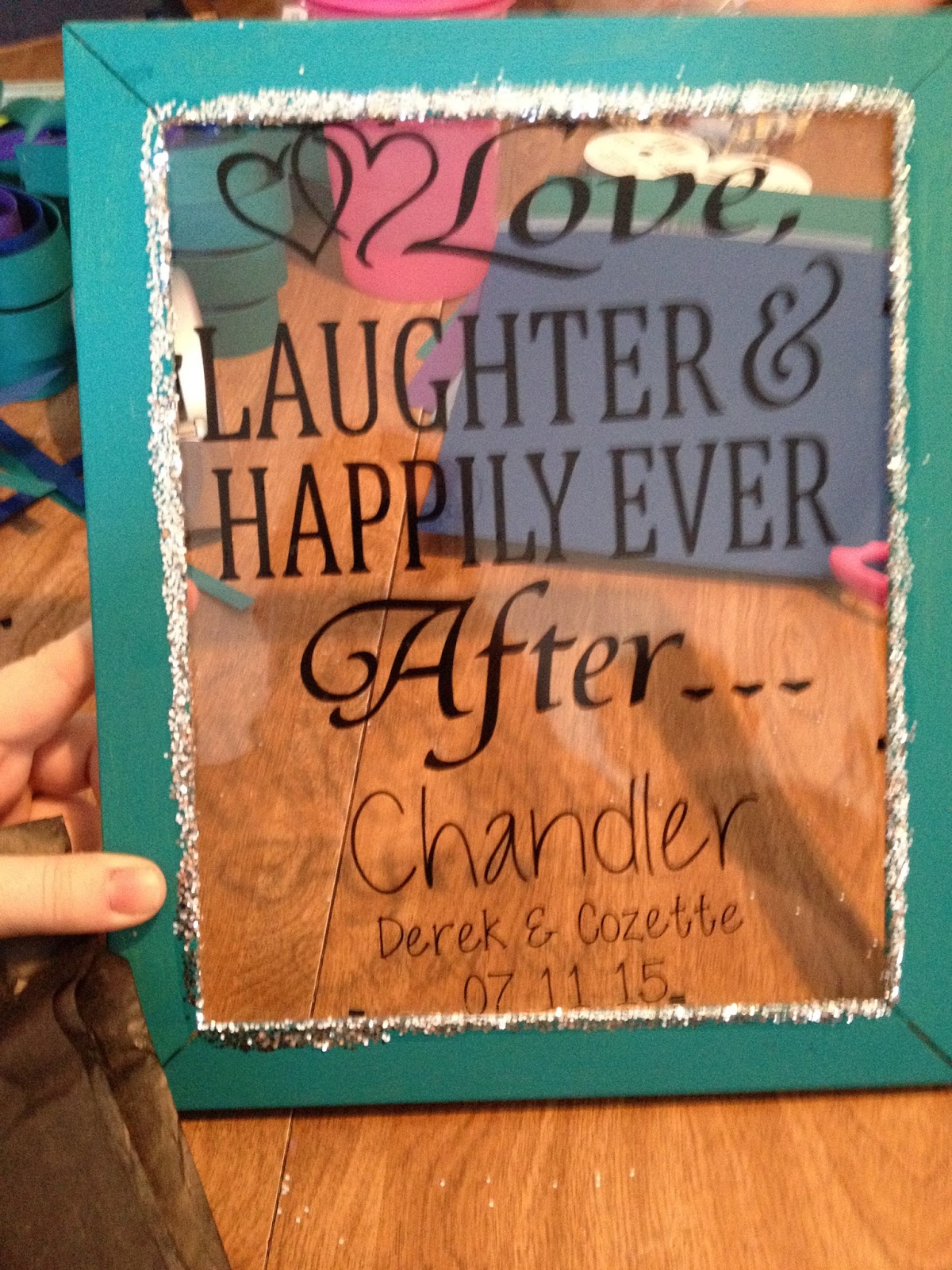 A to Z for Moms Like Me Picture frame gift