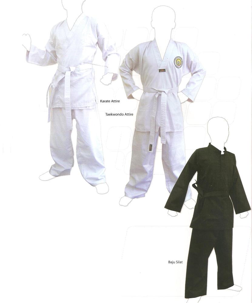 KELENGKAPAN SUKAN Martial Art Uniform