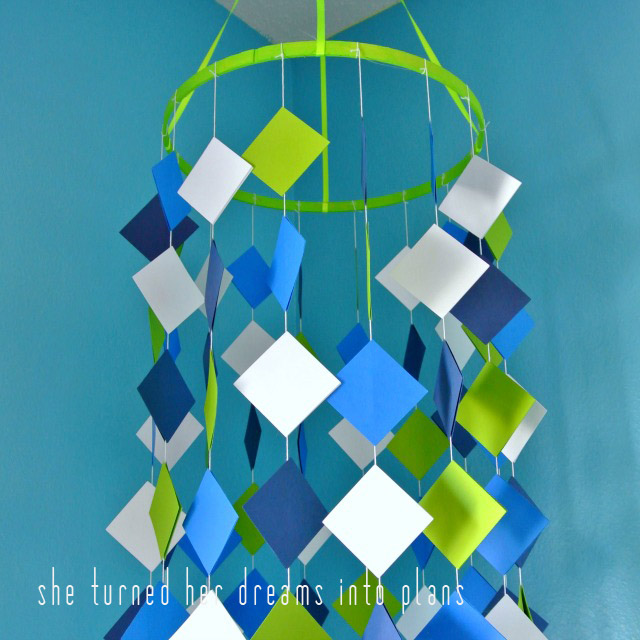 She Turned Her Dreams Into Plans DIY Hanging Baby Mobile