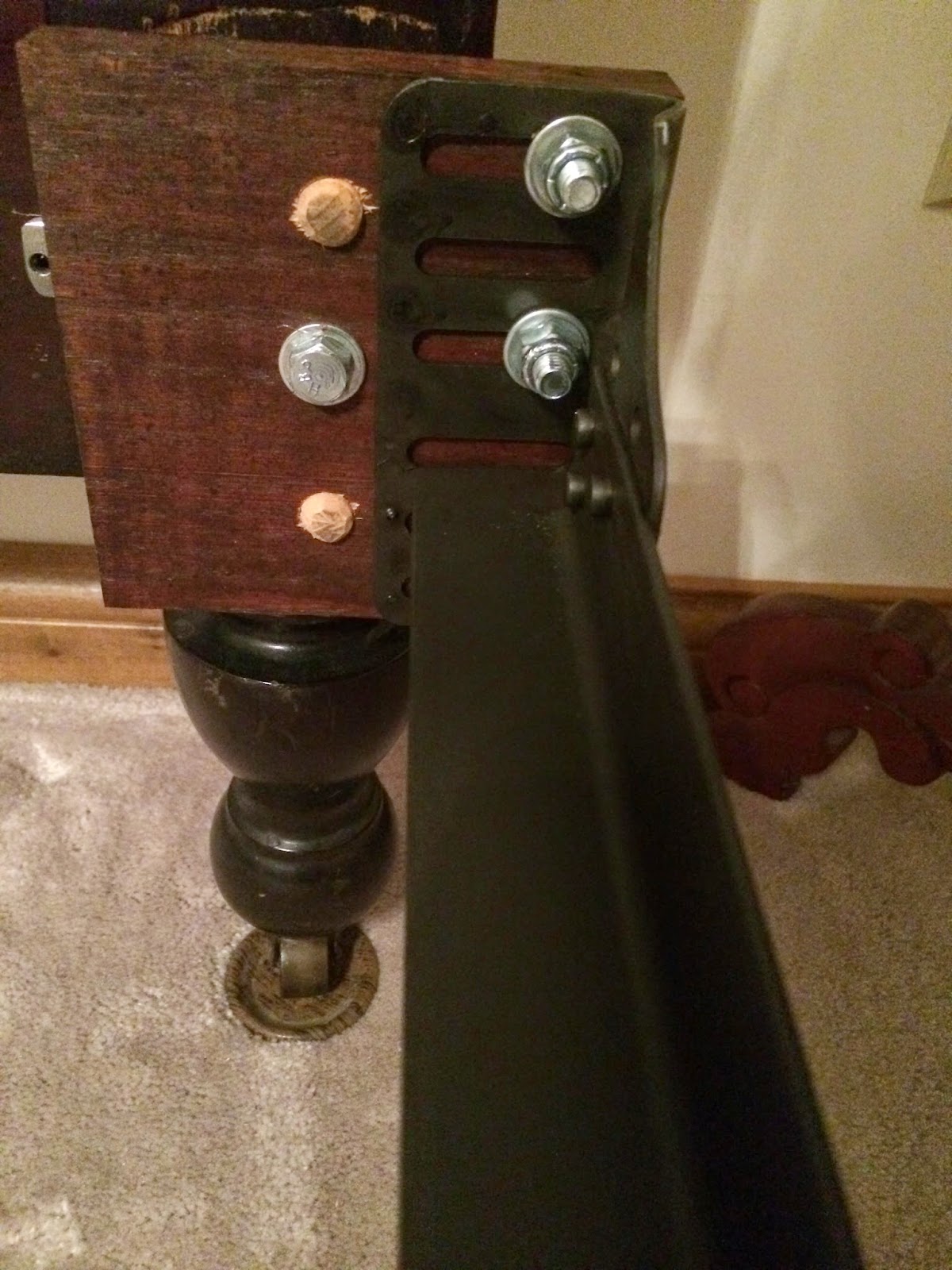 antique bed conversion kit