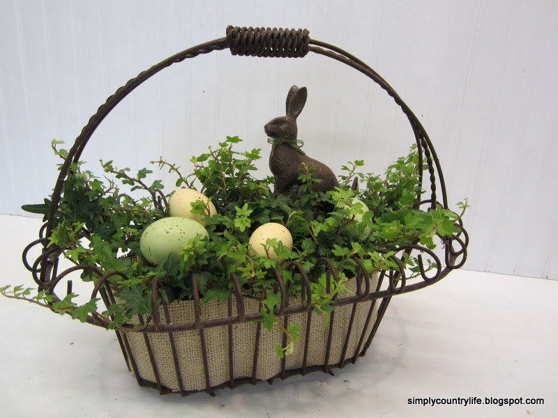 Simply Country Life Easter Planter Centerpiece