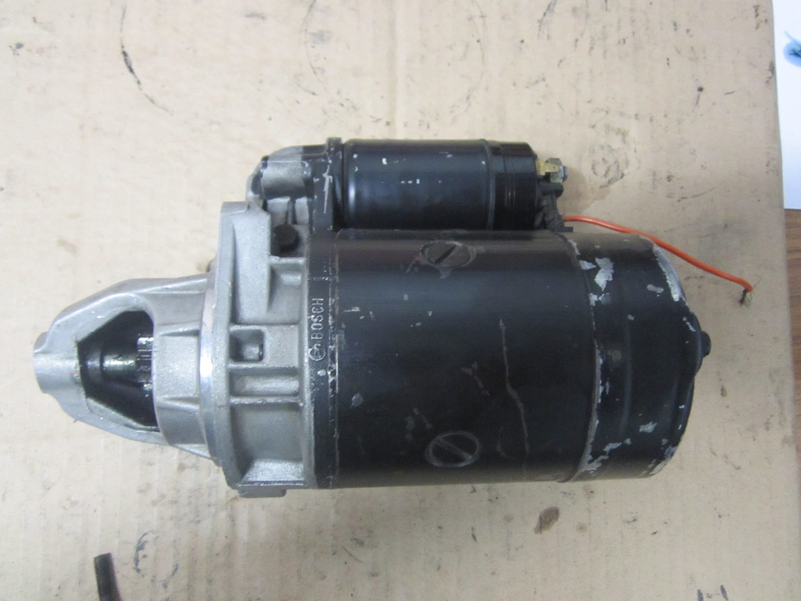 Restoration Volvo 122S 1969 Starter motor rebuild