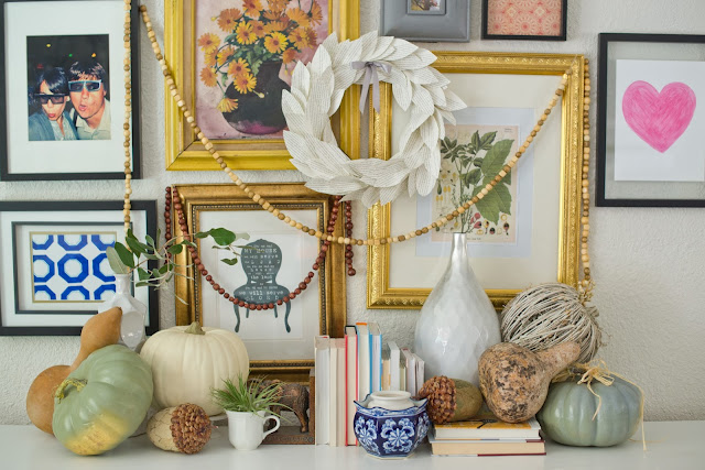 Natural Fall Mantel