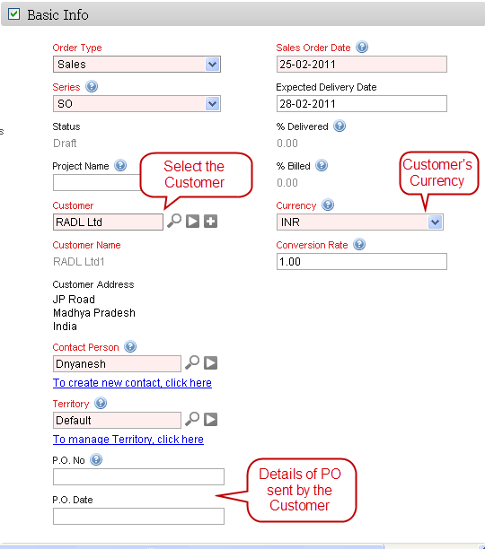ERPNext User Manual How to Create Sales Orders in ERPNext
