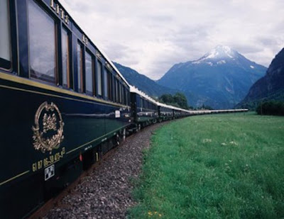 Viagem de trem em Veneza