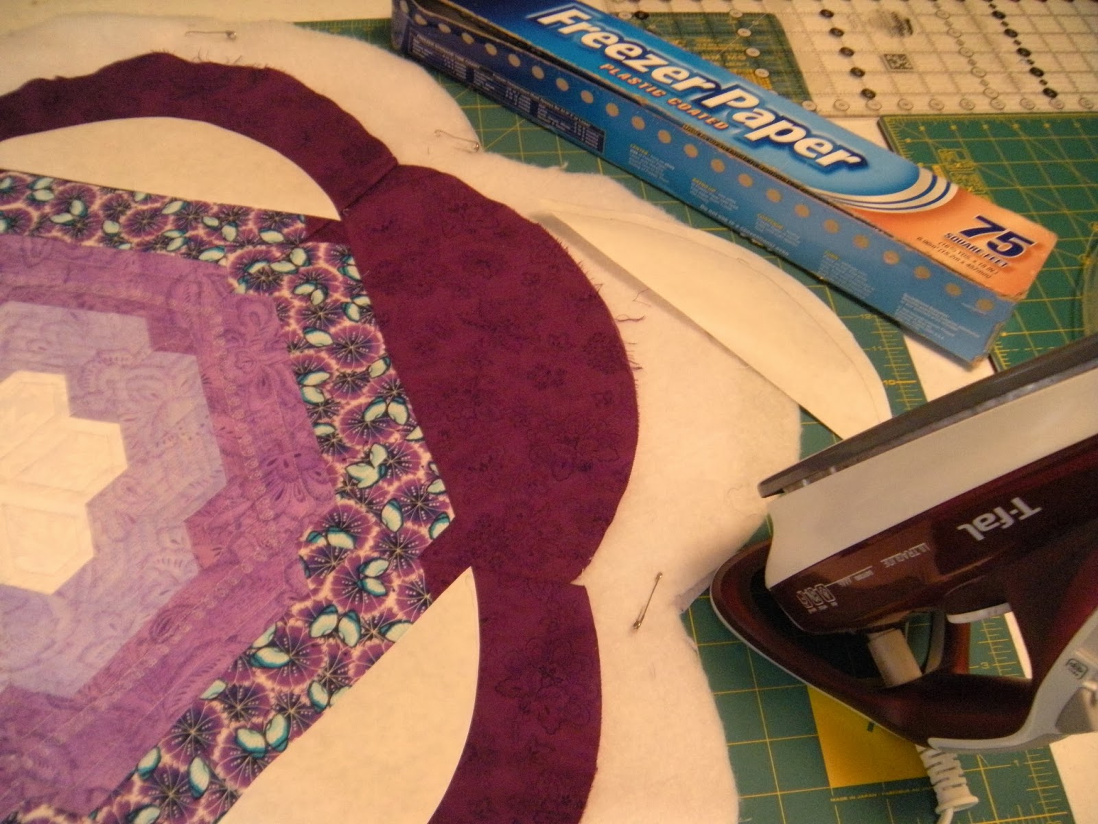 Life in the Scrapatch Quilting with Freezer Paper Templates