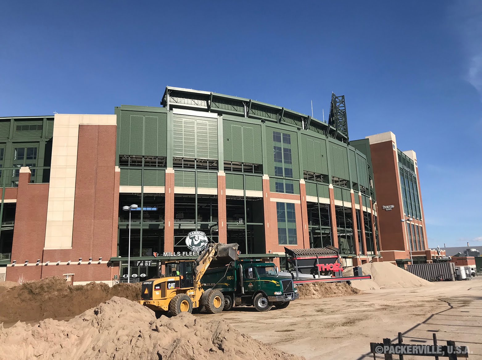 PACKERVILLE, U.S.A. New Turf For Lambeau Field