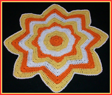 Candy Corn Round Ripple