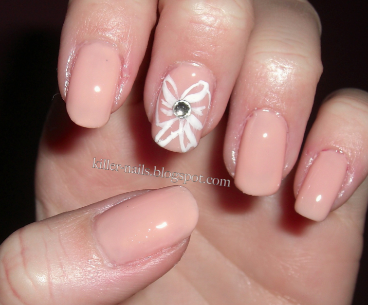 2. Simple Bow Nail Design - wide 6