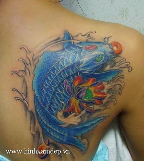 Hình xăm cá chép đẹp - 28