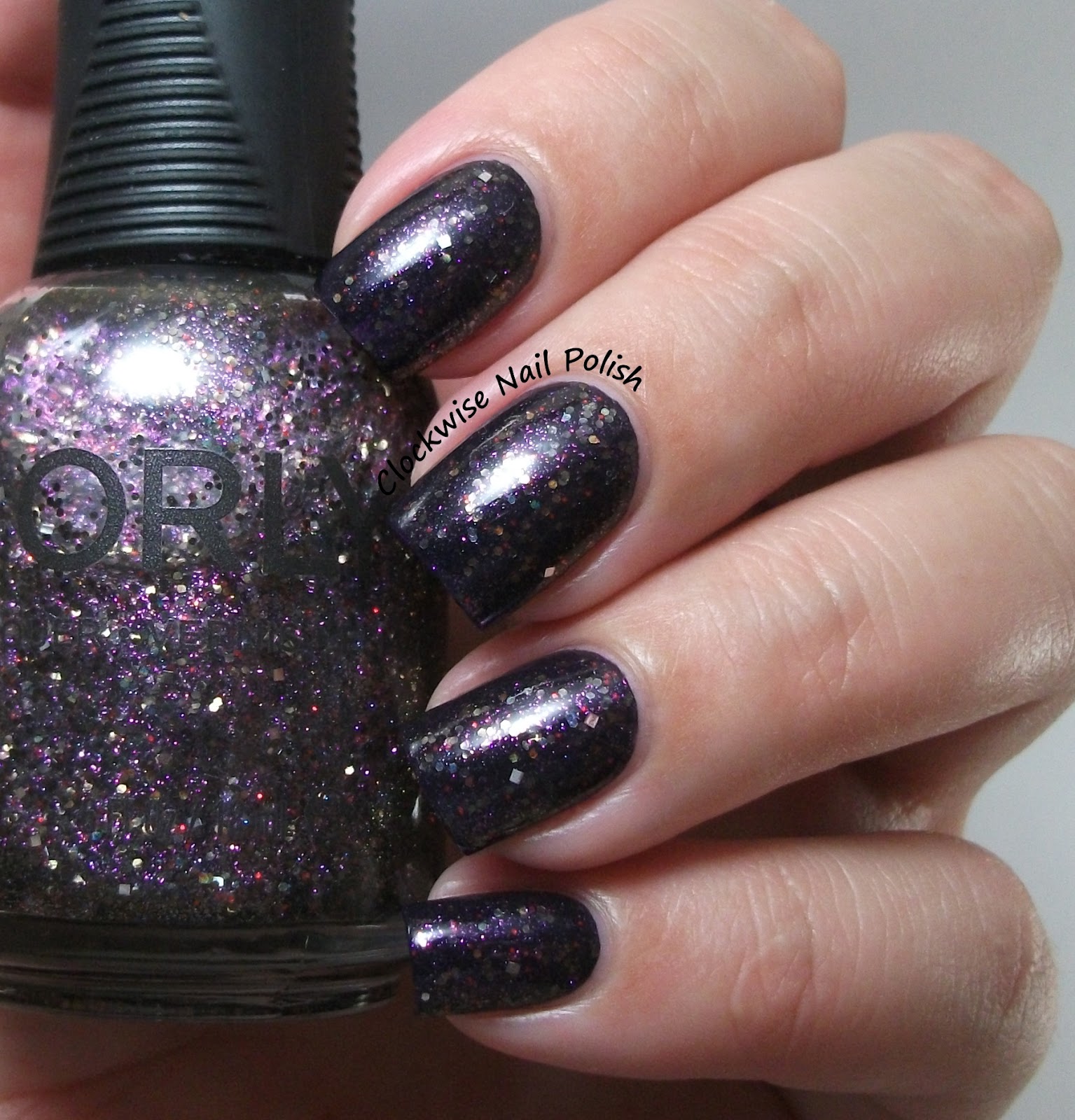 The Clockwise Nail Polish Orly Digital Glitter Review