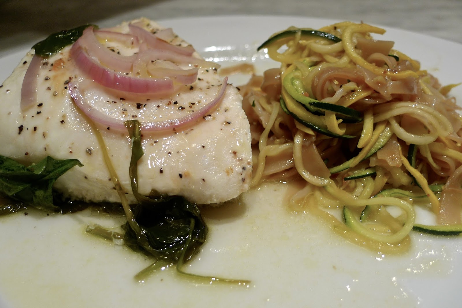 Baked Halibut and Spinach in Foil SIRIously delicious Bloglovin’