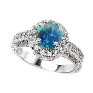 opal engagement rings